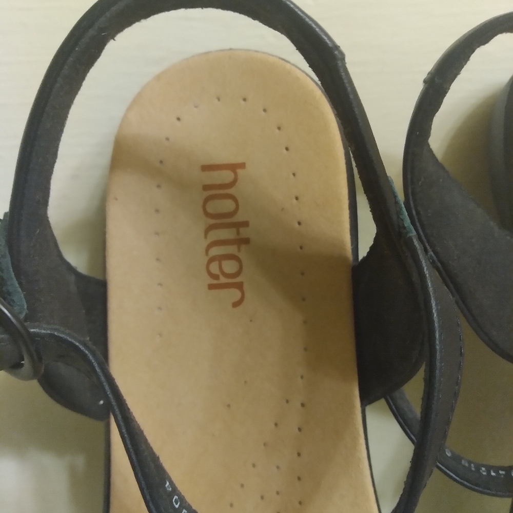 Womens HOTTER Sandals, Size 9, New, English Made, Animal Skin, No Blemishes - Picture 7 of 16